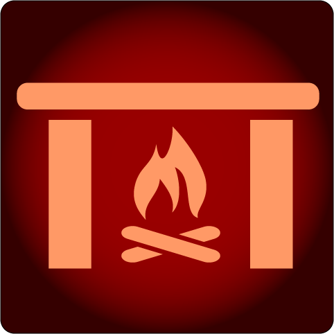 Fireplace icon